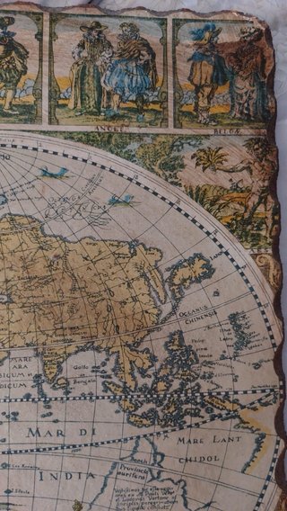 Mappamondo antico anni '40-'50