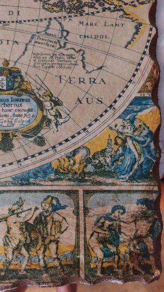Mappamondo antico anni '40-'50