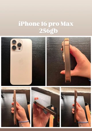 iPhone 16 Pro Max 256GB Dorado