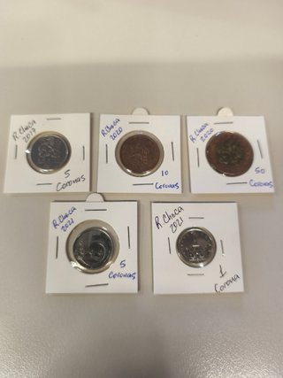 Lote Monedas República Checa
