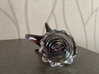 Figura de cristal soplando