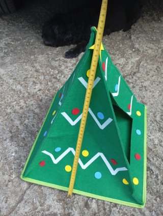 Casita para mascotas temática Navidad