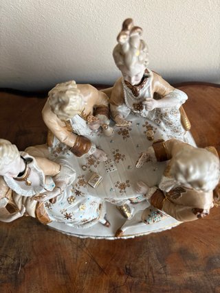 Figura Porcelana Estilo Luis XV Rococo