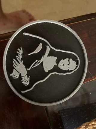 Posavasos en relieve artísticos, 90mm