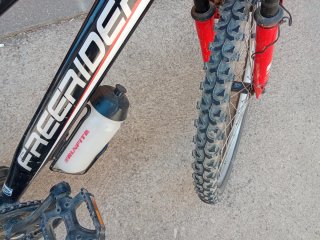Bicicleta Freerider con doble  suspensión 24 pulga
