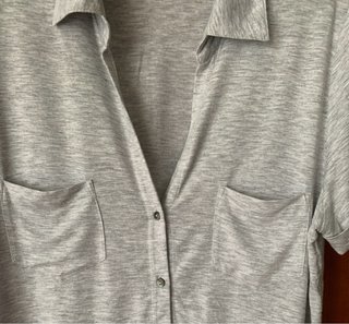 Polo gris Massimo Dutti Talla S