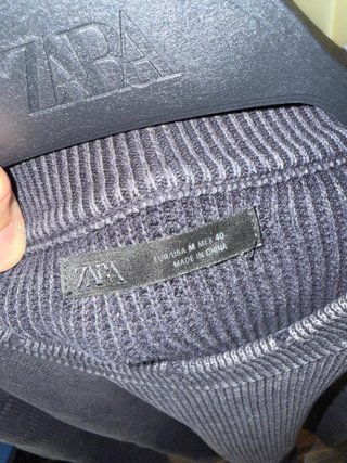 Jersey Zara Gris Talla M