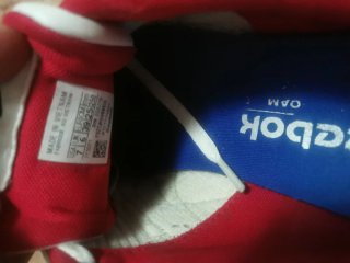 Zapatillas Reebok Blancas y Rojas