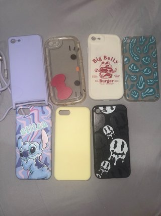 Confezione di 7 custodie per iPhone varie