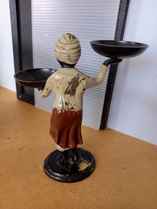 Figura Colonial Metal Francia Años 20
