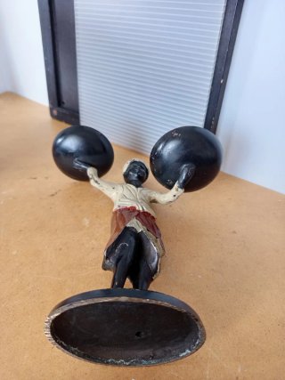 Figura Colonial Metal Francia Años 20