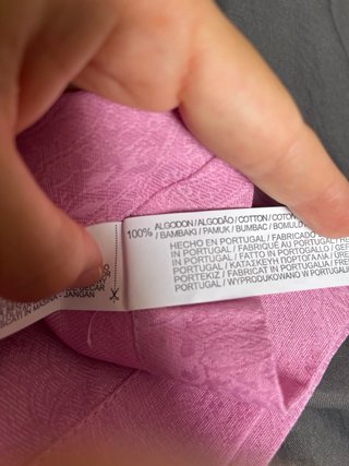 Camino de mesa Zara rosa estampado