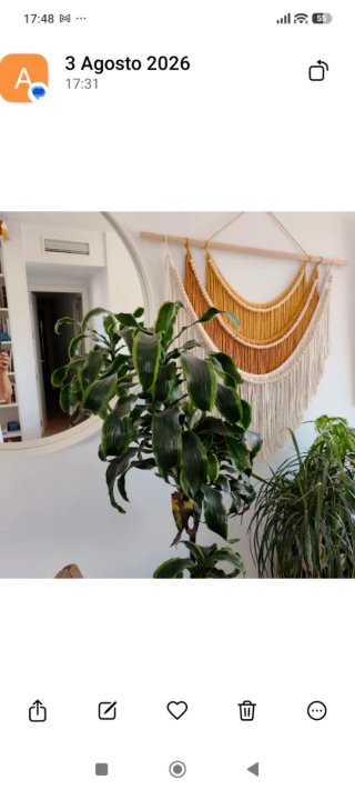 Tapiz 95x82cm macramé