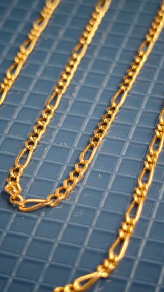 Cadena Oro 18K Figaro