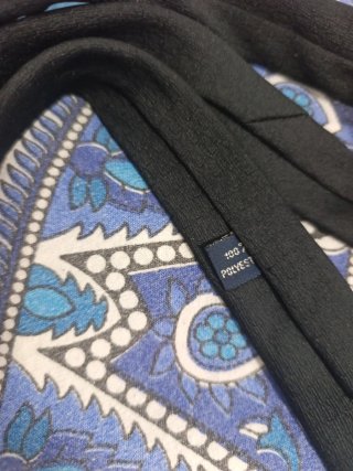 Corbata de hombre negra
