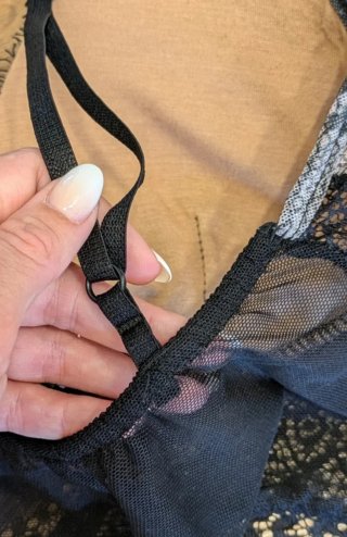 Top encaje estampado serpiente talla única
