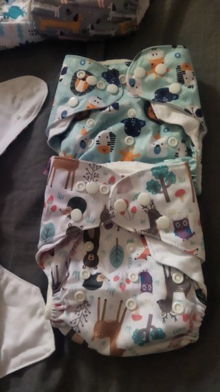 6 Pañales de Tela para Bebé