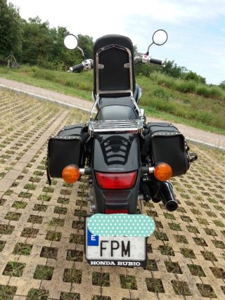 Honda Shadow Spirit Negra