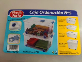 Caja de ordenación Plastic Forte N°3