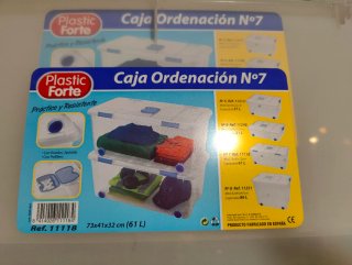 Caja de ordenación Plastic Forte N°3