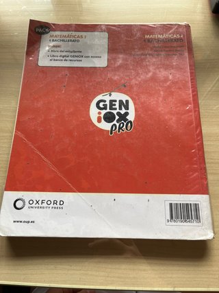 Matemáticas I 1 Bachillerato : Geniox