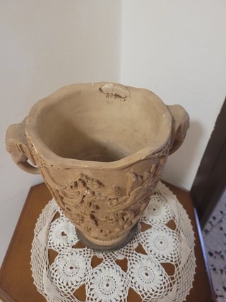 Vaso antico resina stile asiatico