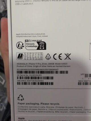 iPhone 17 Pro Blanco 256GB Precintado