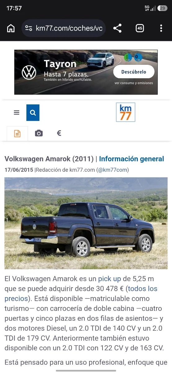 Volkswagen Amarok 2011 - foto 1