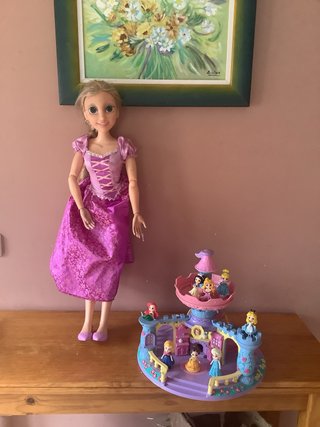 Lote Princesas Disney y Castillo