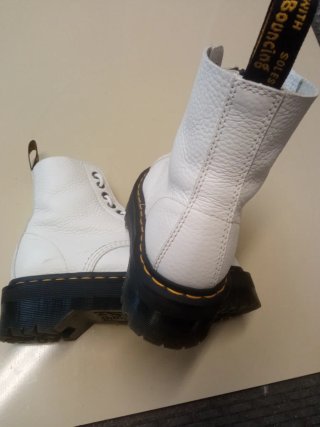 Botas Dr. Martens Blancas Cremallera