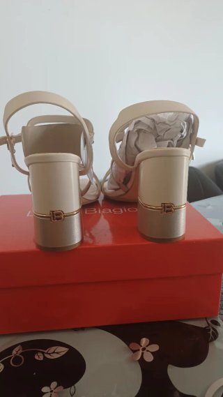 Sandali Laura Biagiotti Tg 39 Tacco 8cm Nuovi