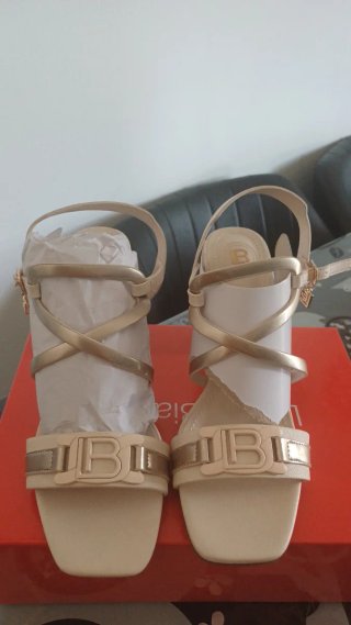 Sandali Laura Biagiotti Tg 39 Tacco 8cm Nuovi