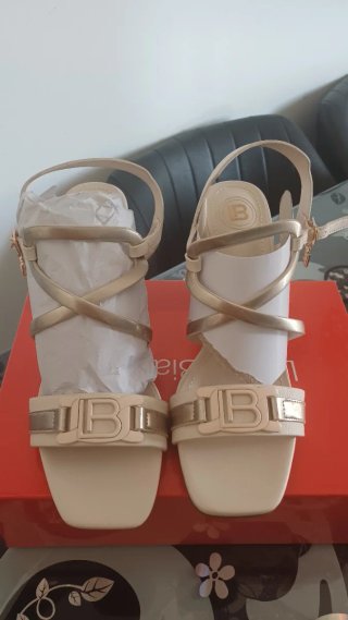 Sandali Laura Biagiotti Tg 39 Tacco 8cm Nuovi