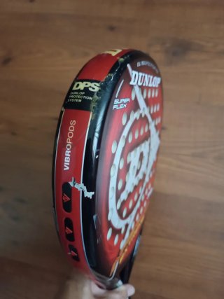 Pala de  Pádel Dunlop Inferno Extreme Negra/Roja