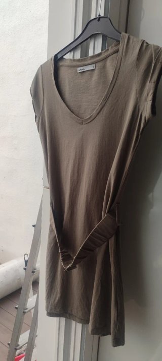 Vestido mini Jetties verde oliva T/S
