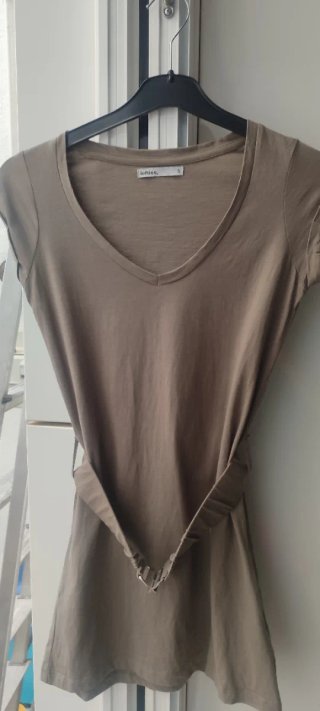 Vestido mini Jetties verde oliva T/S