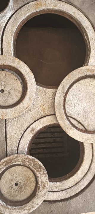 Cocina de leña antigua