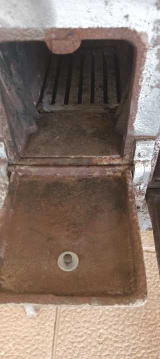 Cocina de leña antigua