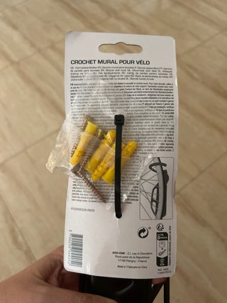 Colgador de pared para bicicleta