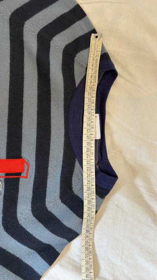 Maglioncino lacoste a righe taglia M/L