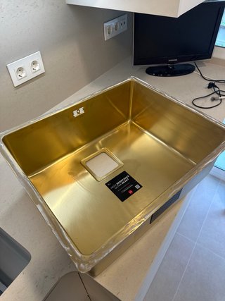 Fregadero Teka Dorado
