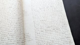 Lote manuscritos antiguos