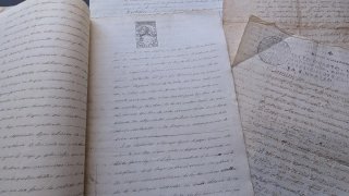 Lote manuscritos antiguos