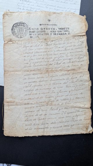 Lote manuscritos antiguos
