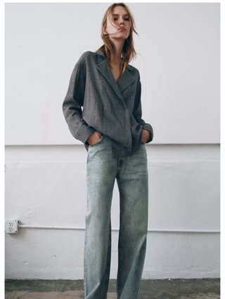 Camisa lino Zara