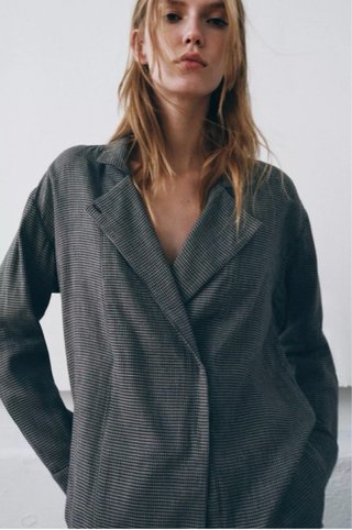 Camisa lino Zara