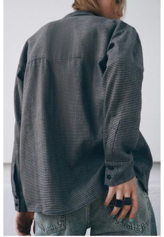 Camisa lino Zara