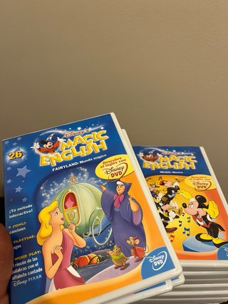 Colección Disney DVDs+libros para aprender inglés