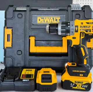 Taladro percutor DeWalt XR 20V 6.0Ah 13mm.