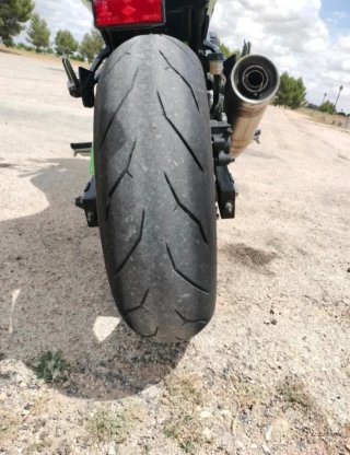 Kawasaki Z750 Naked Verde/Negra